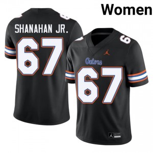 TJ Shanahan Jr. #67 Florida Gators Black Football NCAA Jersey | Women's Official Team Gear 19824334
