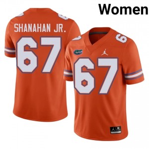 #67 TJ Shanahan Jr. Florida Orange Women's Jersey | Premium Player Football Gear 35527705