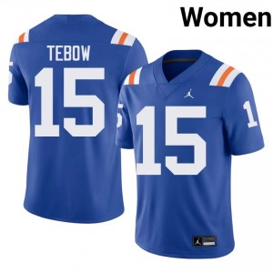 Tim Tebow #15 Florida Gators Royal Football College Alternate Jersey | Women's Official Team Gear 31952048