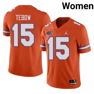 Tim Tebow Gators #15 Orange Football Jersey | Women's Authentic Player Edition 48549118