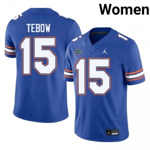 Tim Tebow #15 Florida Gators Royal Football University Jersey | Women's Official Team Gear 87695301