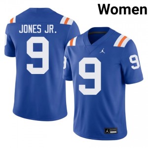 Tramell Jones Jr. Gators #9 Royal Football Alternate Jersey | Women's Authentic College Edition 54277070