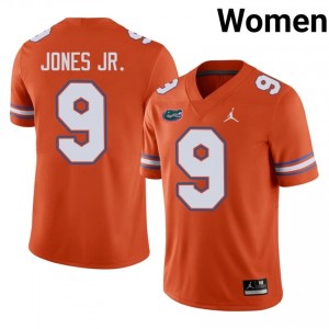 Tramell Jones Jr. #9 Florida Gators Orange Football Player Jersey | Women's Official Team Gear 10161112