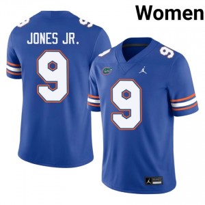 Tramell Jones Jr. Gators #9 Royal Football Jersey | Women's Authentic University Edition 37075510