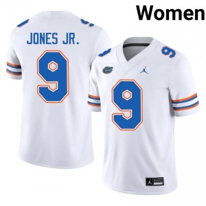 #9 Tramell Jones Jr. Florida White Women's Jersey | Premium High School Football Gear 50611518