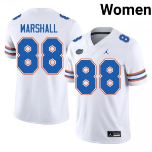 #88 Wilber Marshall Florida White Women's Jersey | Premium High School Football Gear 21625940