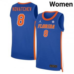 Alex Kovatchev #8 Florida Gators Royal Basketball College Jersey | Women's Official Team Gear 39055509