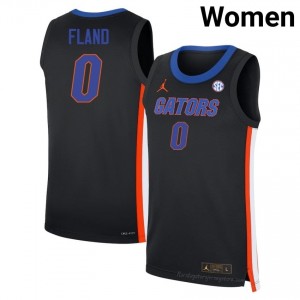 Boogie Fland Gators #0 Black Basketball Jersey | Women's Authentic Player Edition 73585256