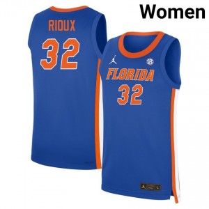 Olivier Rioux #32 Florida Gators Royal Basketball University Jersey | Women's Official Team Gear 68123800