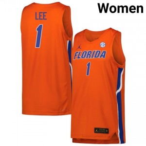 #1 Xaivian Lee Florida Orange Women's Jersey Premium NCAA Basketball Gear 29169433