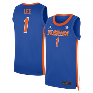 Xaivian Lee #1 Florida Gators Royal Basketball College Jersey | Men's Official Team Gear 18290888