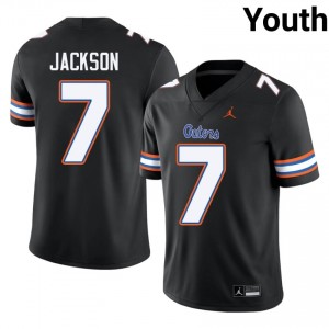 Amir Jackson Gators #7 Black Football Jersey | Youth Authentic NCAA Edition 66595556