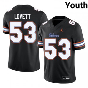 #53 Bryce Lovett Florida Black Youth Jersey | Premium NCAA Football Gear 33676552