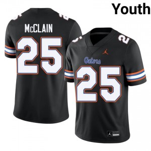 Cormani McClain Gators #25 Black Football Jersey | Youth Authentic NCAA Edition 74048352