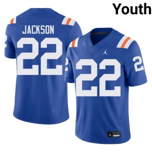 UF Gators #22 Kahleil Jackson Royal Football Alternate Jersey | Youth NCAA Authentic Edition 66296716