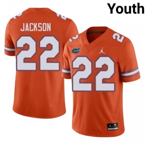 #22 Kahleil Jackson Florida Orange Youth Jersey | Premium Player Football Gear 91282772