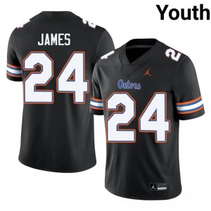 #24 Kamran James Florida Black Youth Jersey | Premium NCAA Football Gear 57620413