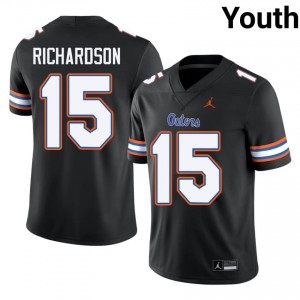Anthony Richardson #15 Florida Gators Black Football NCAA Jersey | Youth Official Team Gear 94013286