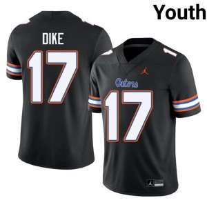 Chimere Dike Gators #17 Black Football Jersey | Youth Authentic NCAA Edition 15059600