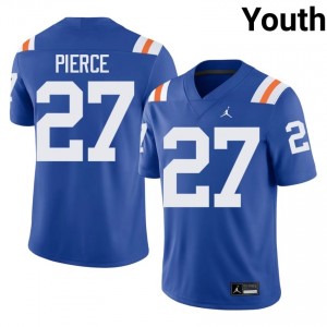 Dameon Pierce #27 Florida Gators Royal Football College Alternate Jersey | Youth Official Team Gear 53907905