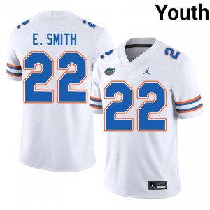 UF Gators #22 Emmitt Smith White Football Jersey | Youth NCAA Authentic Edition 18503119