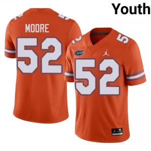 #52 Harrison Moore Florida Orange Youth Jersey | Premium Player Football Gear 25256016