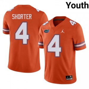 #4 Justin Shorter Florida Orange Youth Jersey | Premium Player Football Gear 87879688