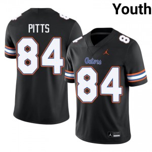 UF Gators #84 Kyle Pitts Black Football Jersey | Youth NCAA Authentic Edition 84839566