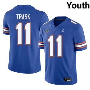 Kyle Trask Gators #11 Royal Football Jersey | Youth Authentic University Edition 95060349