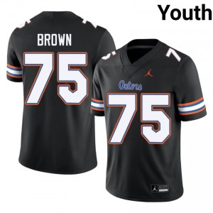 Lomas Brown #75 Florida Gators Black Football NCAA Jersey | Youth Official Team Gear 31445400