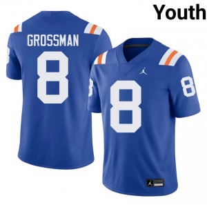 Rex Grossman #8 Florida Gators Royal Football College Alternate Jersey | Youth Official Team Gear 83541469