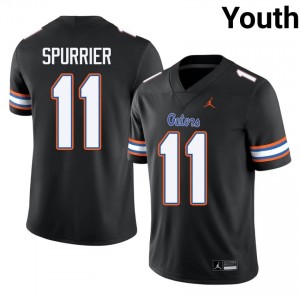 UF Gators #11 Steve Spurrier Black Football Jersey | Youth NCAA Authentic Edition 70708929