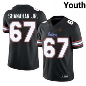 UF Gators #67 TJ Shanahan Jr. Black Football Jersey | Youth NCAA Authentic Edition 68773809