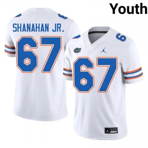 #67 TJ Shanahan Jr. Florida White Youth Jersey | Premium High School Football Gear 44311955