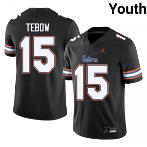 Tim Tebow #15 Florida Gators Black Football NCAA Jersey | Youth Official Team Gear 68402248