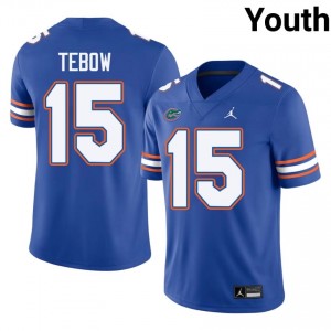 UF Gators #15 Tim Tebow Royal Football Jersey | Youth NCAA Authentic Edition 70301261