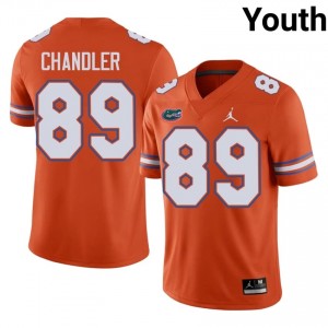 Wes Chandler Gators #89 Orange Football Jersey | Youth Authentic Player Edition 83129074