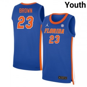 AJ Brown #23 Florida Gators Royal Basketball NCAA Jersey | Youth Official Team Gear 56864299