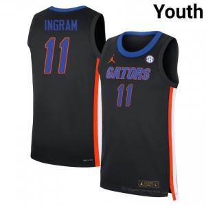 CJ Ingram Gators #11 Black Basketball Jersey | Youth Authentic NCAA Edition 63898153