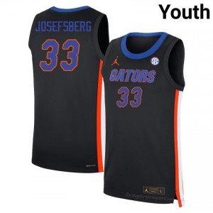 Cooper Josefsberg Gators #33 Black Basketball Jersey | Youth Authentic Player Edition 78008998