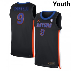 Rueben Chinyelu Gators #9 Black Basketball Jersey | Youth Authentic NCAA Edition 19284064