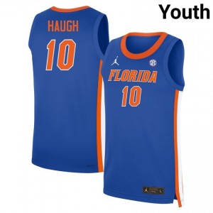 Thomas Haugh #10 Florida Gators Royal Basketball Player Jersey | Youth Official Team Gear 63471100