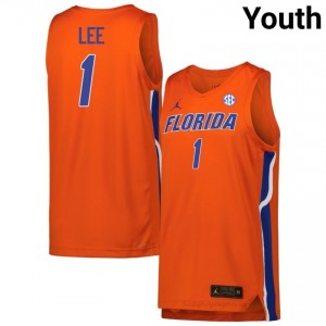 #1 Xaivian Lee Florida Orange Youth Jersey Premium NCAA Basketball Gear 85456044
